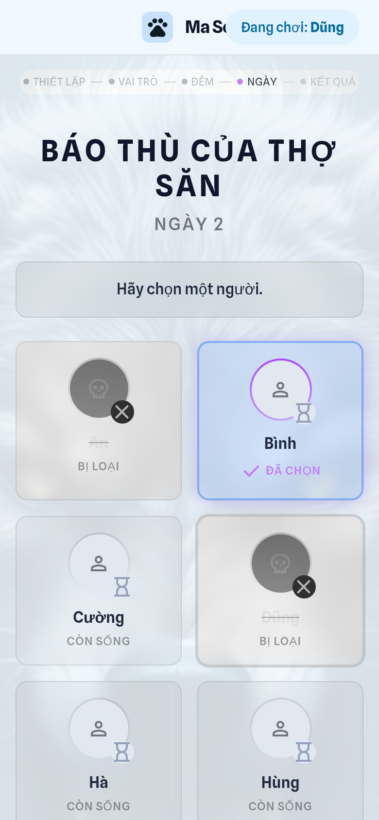 Thợ Săn bị hạ và nổ phát súng báo thù cuối cùng.